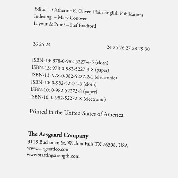 Fitness Book Starting Strength Basic Barbell Training Mark Rippetoe 3rd Edition - Picture 5 of 16